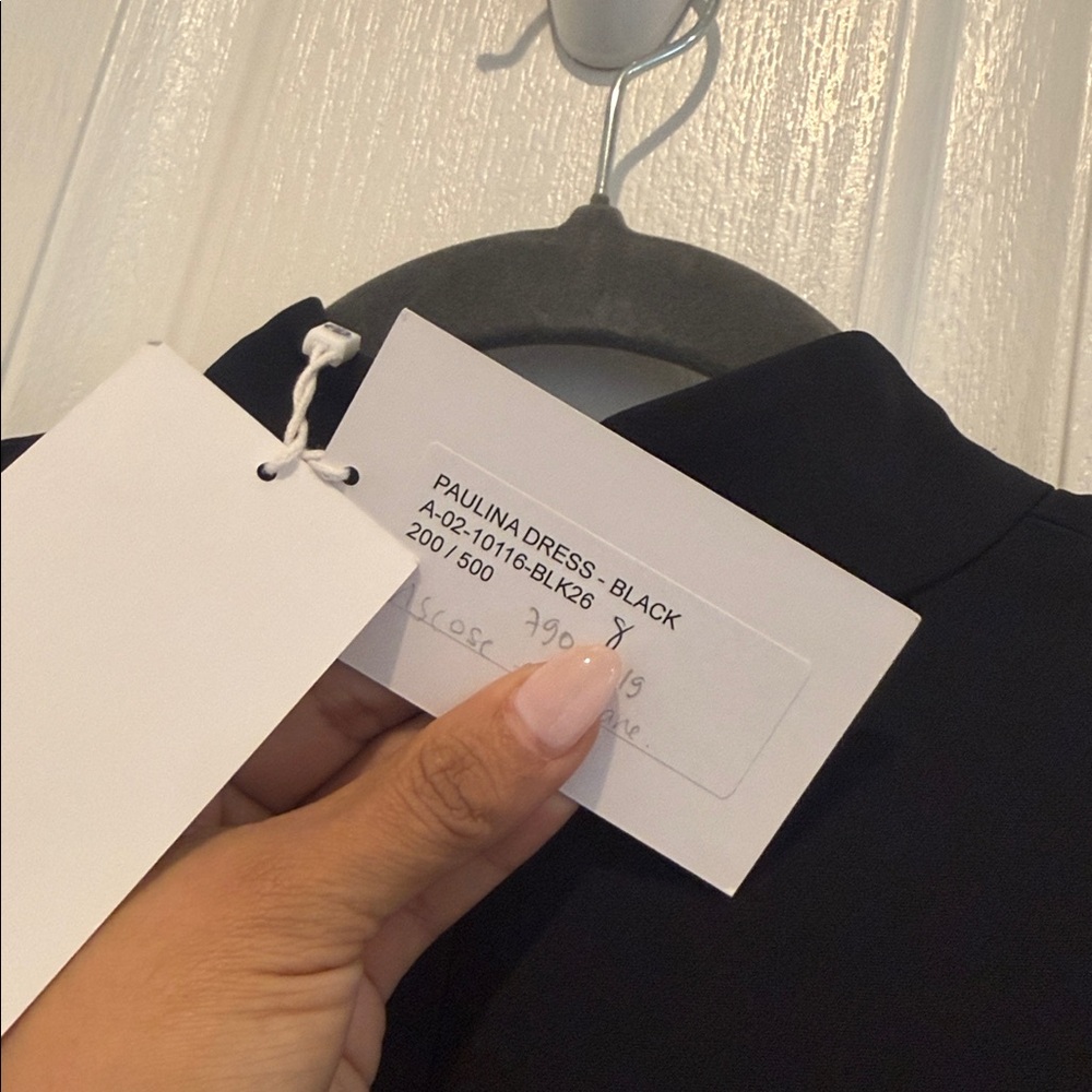 ANINE BING  Paulina Viscose-Crepe Midi Dress - Picture 6 of 6